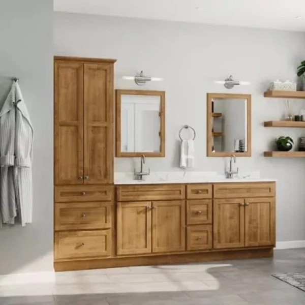 Natural Hickory Bathroom Vanity